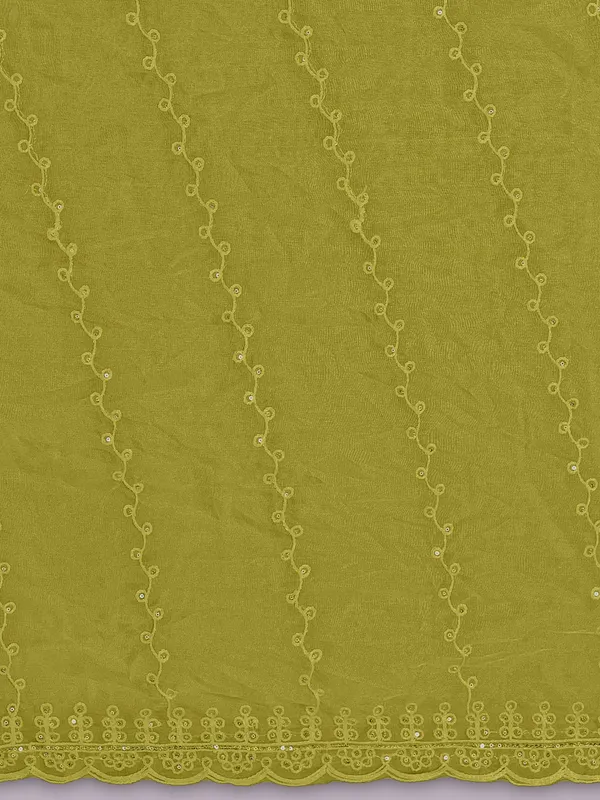 Organza_Embroidered_Dupatta_With_Sequins_Scalloped_Border_Mahendi_Green