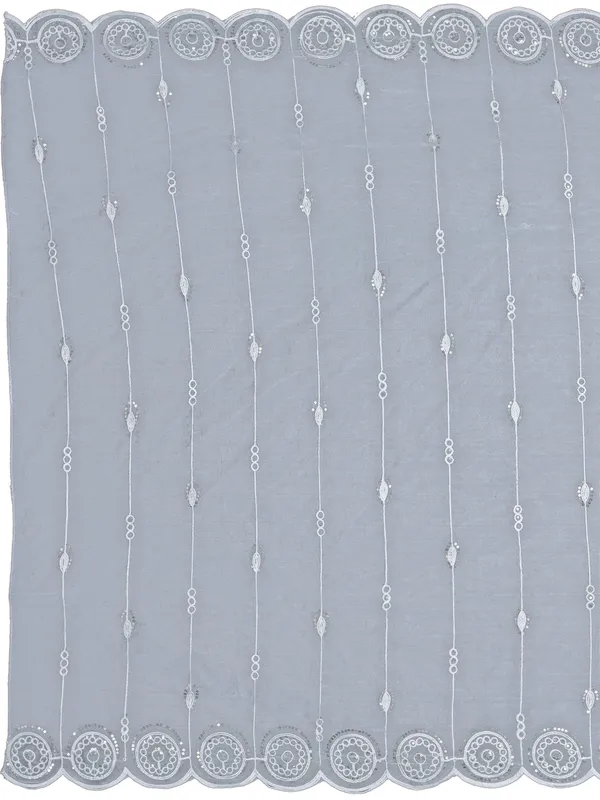 Organza_Striped_Embroidery_Dupatta_With_Medallion_Border_Grey