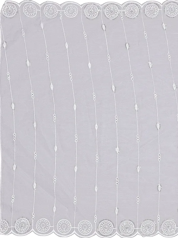 Organza_Striped_Embroidery_Dupatta_With_Medallion_Border_White
