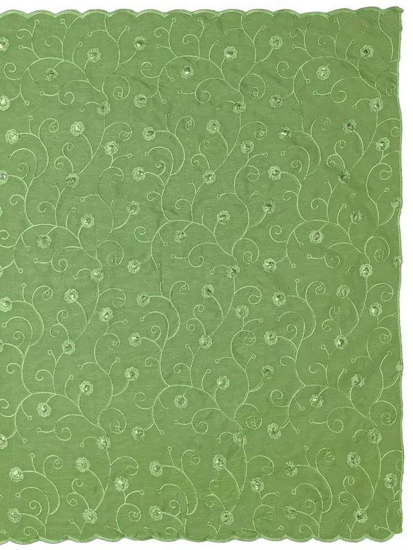 Organza_Floral_Jaal_Embroidered_Dupatta_With_Sequins_Pista_Green
