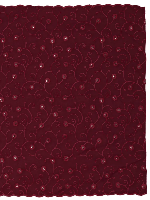 Organza_Floral_Jaal_Embroidered_Dupatta_With_Sequins_Maroon