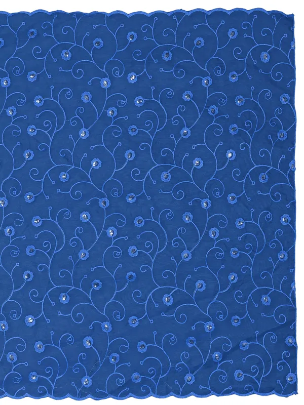 Organza_Floral_Jaal_Embroidered_Dupatta_With_Sequins_Kerosin_Blue