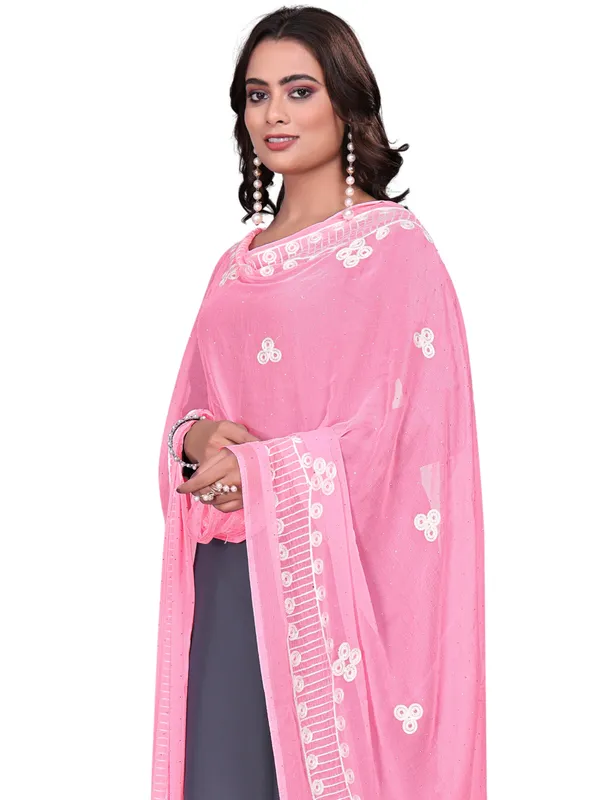 Chiffon_Embroidered_Goti_Dupatta_With_Stone_Work_Pom_Pom_Lace_Light_Pink