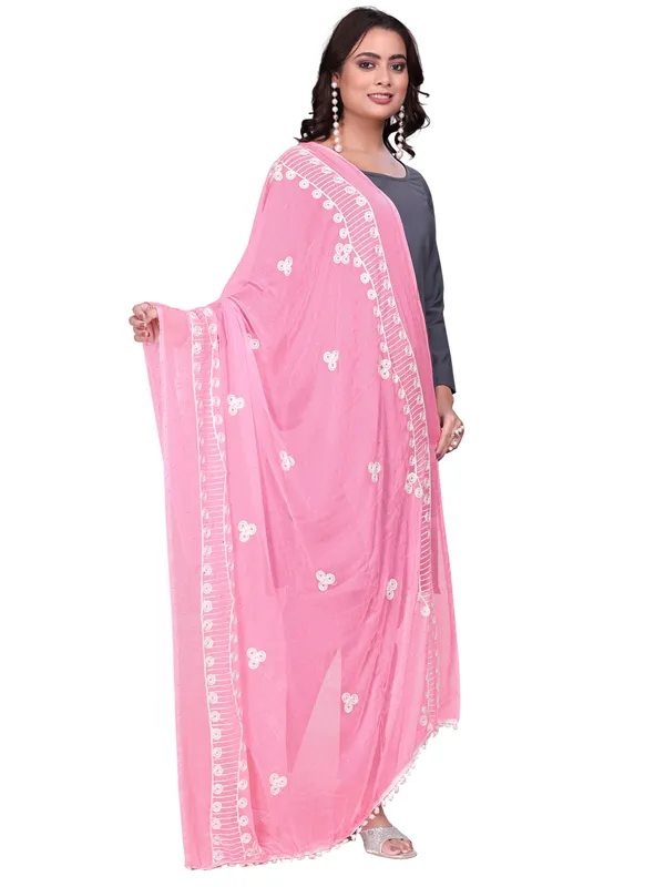 Chiffon_Embroidered_Goti_Dupatta_With_Stone_Work_Pom_Pom_Lace_Light_Pink
