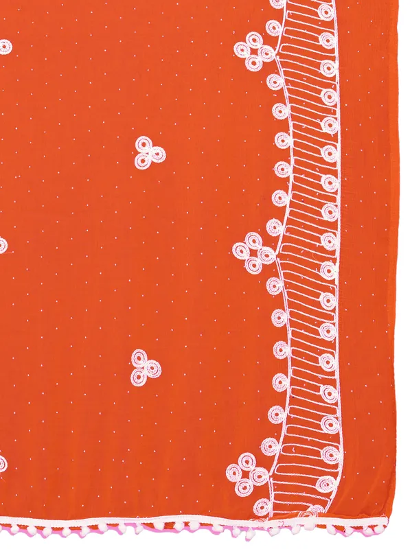 Chiffon_Embroidered_Goti_Dupatta_With_Stone_Work_Pom_Pom_Lace_Orange