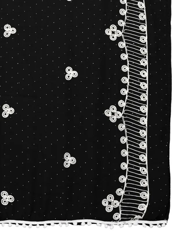 Chiffon_Embroidered_Goti_Dupatta_With_Stone_Work_Pom_Pom_Lace_Black