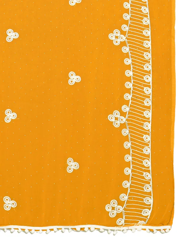 Chiffon_Embroidered_Goti_Dupatta_With_Stone_Work_Pom_Pom_Lace_Yellow