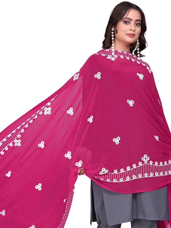 Chiffon_Embroidered_Goti_Dupatta_With_Stone_Work_Pom_Pom_Lace_Pink
