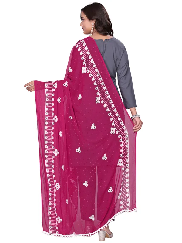 Chiffon_Embroidered_Goti_Dupatta_With_Stone_Work_Pom_Pom_Lace_Pink