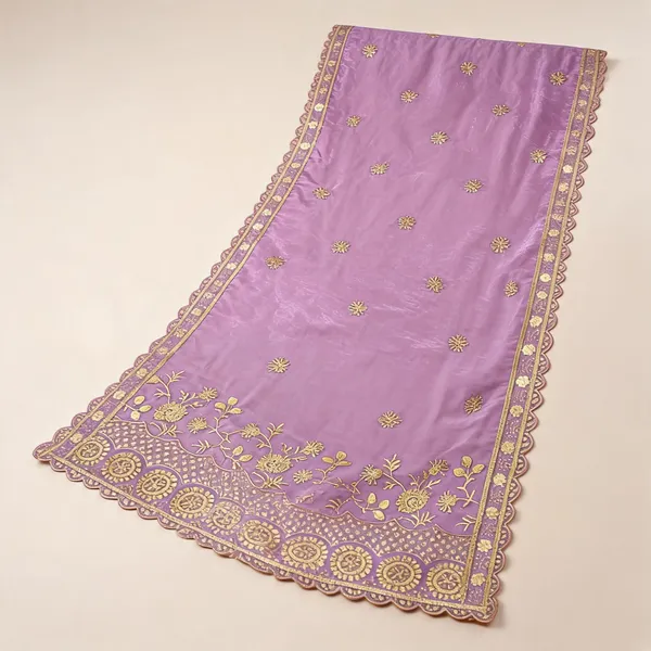 Art_Silk_Dupatta_With_Heavy_Zari_Sequin_Embroidered_Border_Onion_Pink