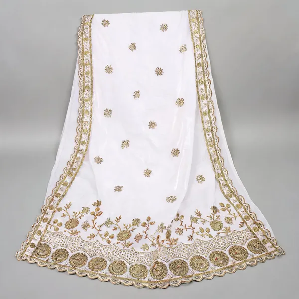Art_Silk_Dupatta_With_Heavy_Zari_Sequin_Embroidered_Border_White