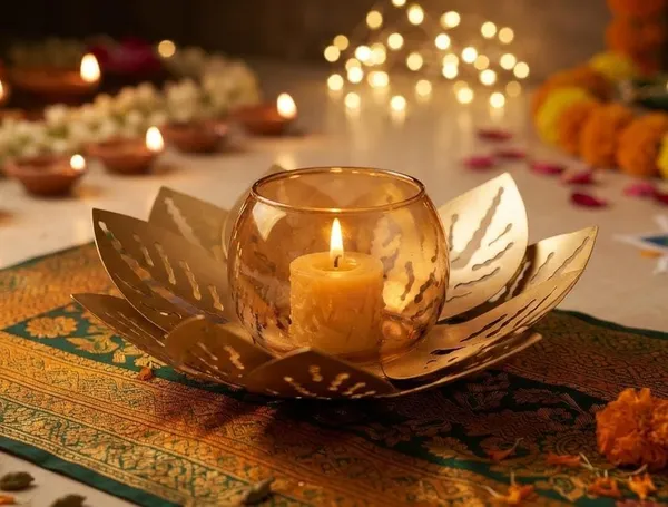 Lotus_Metal_Candle_Holder_With_Glass_Votive_Bowl