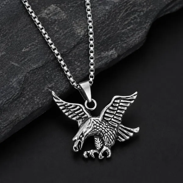 Stainless_Steel_Eagle_Pendant_Necklace_For_Men