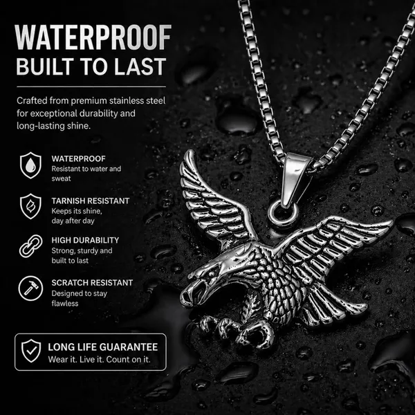 Stainless_Steel_Eagle_Pendant_Necklace_For_Men
