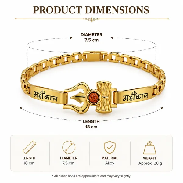 Trishul_Rudraksha_Bracelet