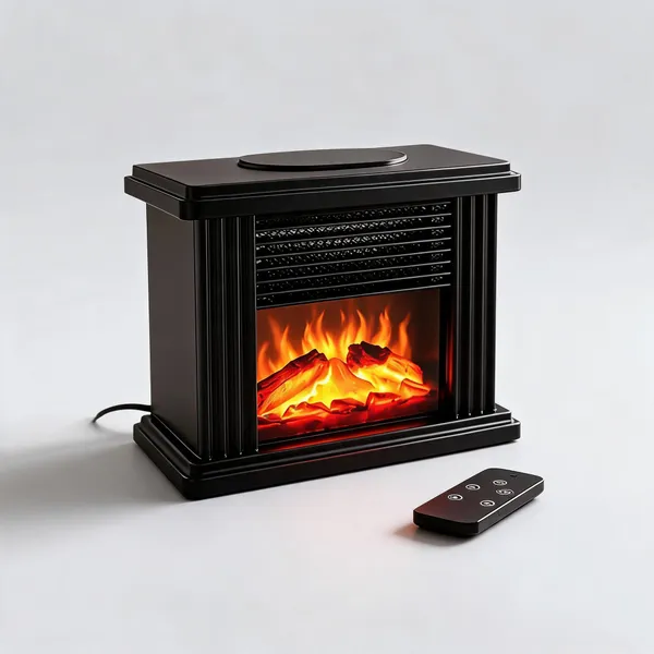 1000W_Mini_Electric_Fireplace_Heater_With_Remote_Control