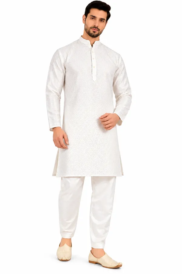 White_Straight_Fit_Kurta_Pajama_Set_for_Men