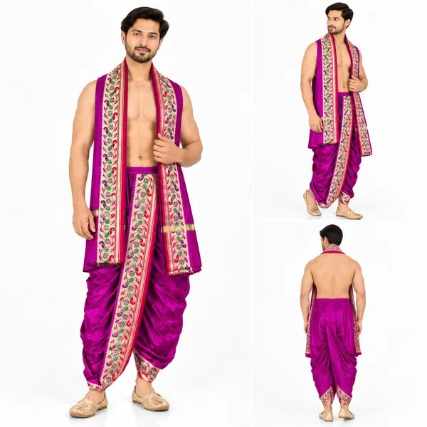 Purple_Traditional_Dhoti_Set_for_Men