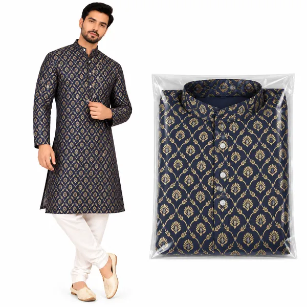 Navy_Blue_Printed_Straight_Kurta_for_Men