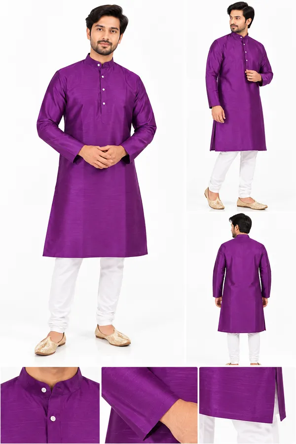 Purple_Traditional_Straight_Kurta_for_Men