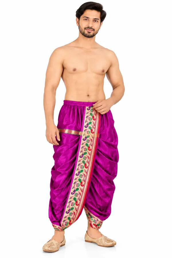 Purple_Traditional_Dhoti_Set_for_Men