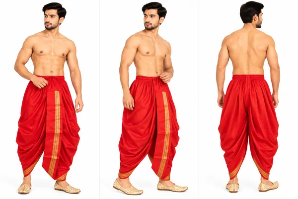 Red_Traditional_Dhoti_For_Men