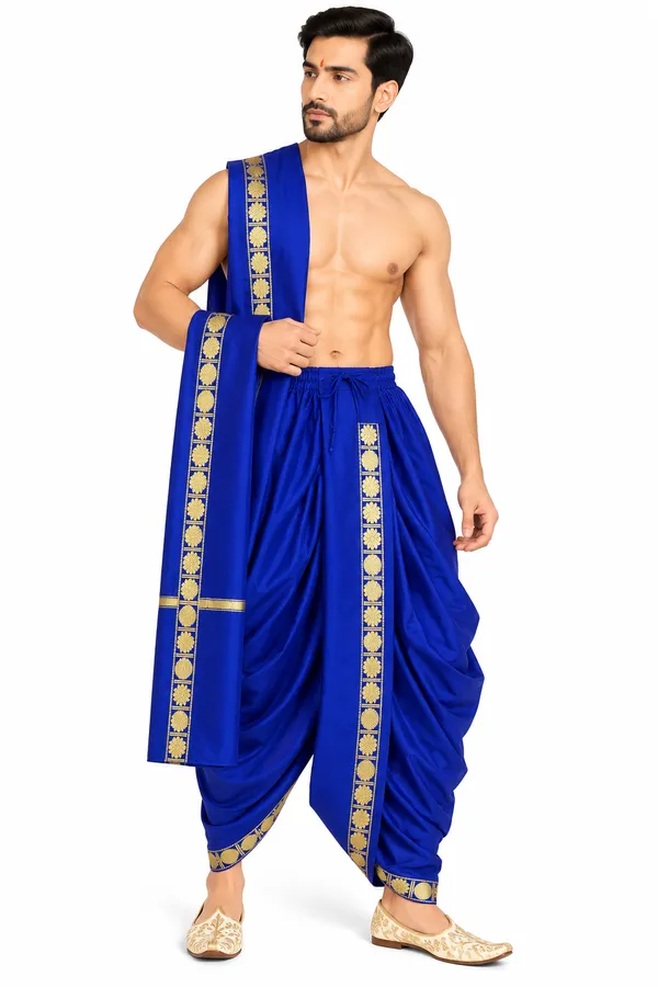 Blue_Traditional_Dhoti_Set_for_Men