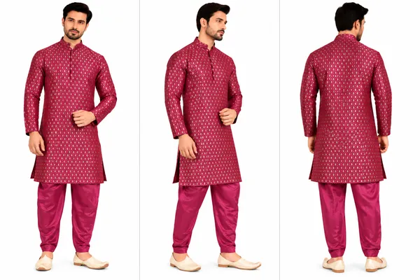 Royal_Maroon_Printed_Straight_Kurta_Pajama_Set_for_Men