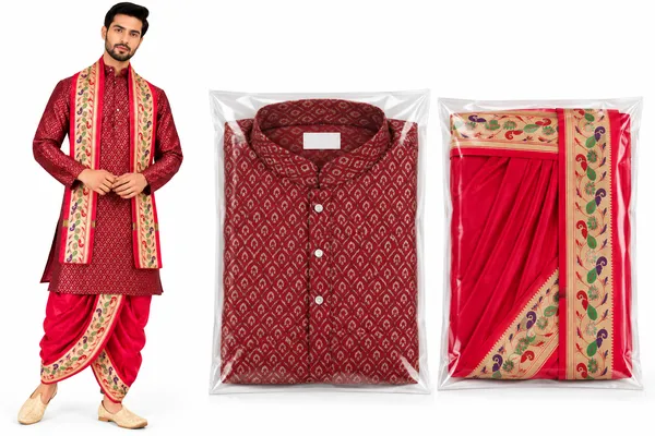 Maroon_Printed_Kurta_Dhoti_Set_for_Men