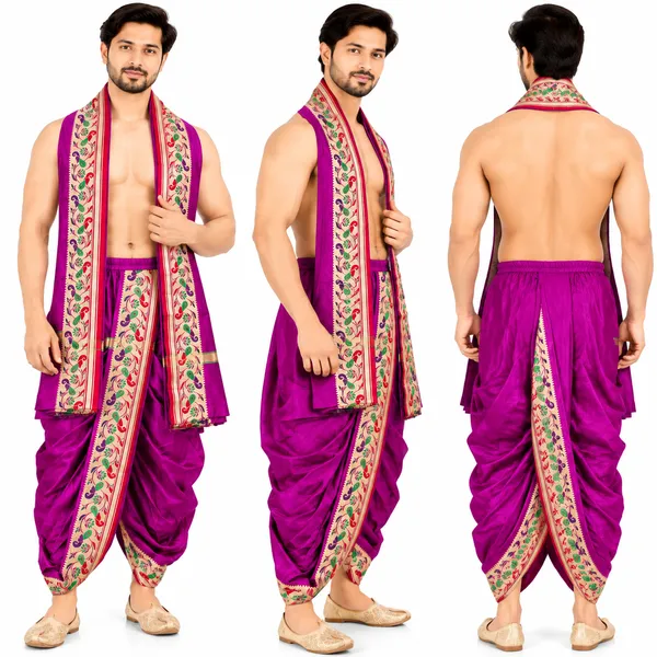 Purple_Traditional_Dhoti_Set_for_Men