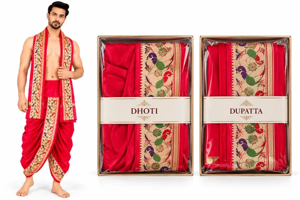 Royal_Maroon_Traditional_Dhoti_Dupatta_Set_for_Men
