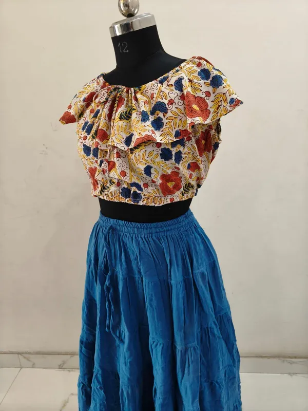 Bohemian_Cotton_Floral_Top_&_Long_Skirt_Set_â€“_Beach_Party_Wear