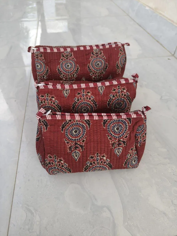 Travel_Toiletry_Bag_Set_Of_3_Quilted_Cotton_Cosmetic_Organizer_Makeup_Storage_Pouch