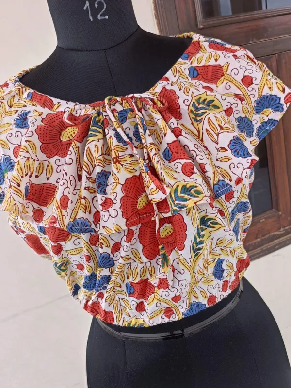 Comfortable_Cotton_Summer_Top_Floral_Printed_Flared_Neck_Design_Boho_Short_Top_for_Women