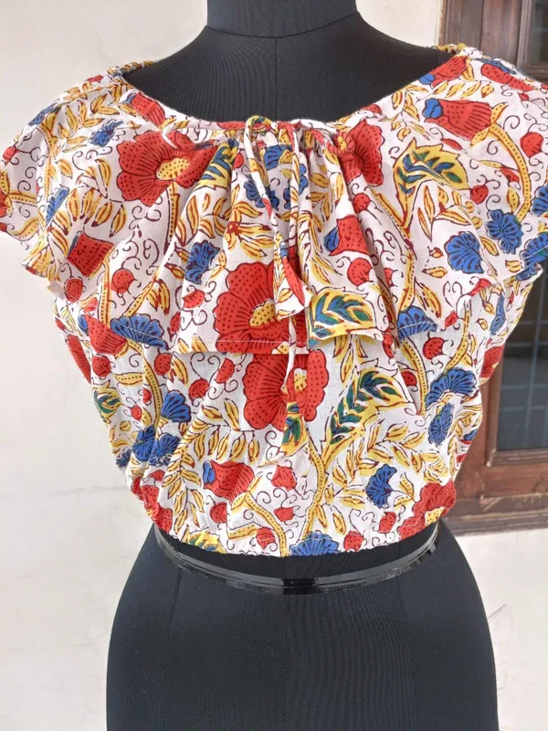 Comfortable_Cotton_Summer_Top_Floral_Printed_Flared_Neck_Design_Boho_Short_Top_for_Women