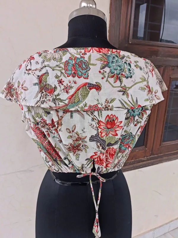 Bohemian_Floral_Printed_Cotton_Top_Flared_Neck_Design_Women_Short_Top_for_Daily_Wear