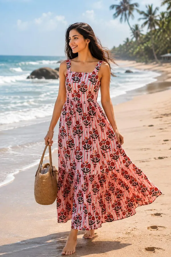Floral_Cotton_Maxi_Dress_Sleeveless_Fit_And_Flare_Boho_Beach