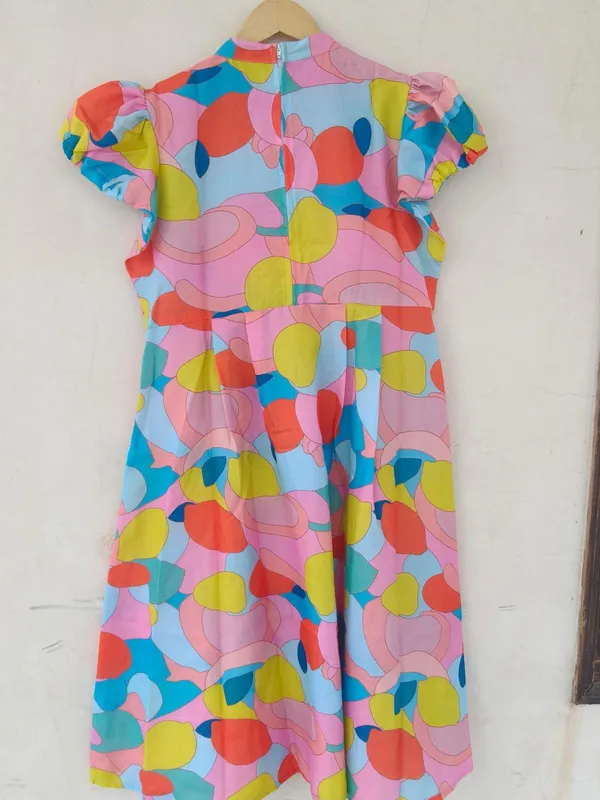 Cotton_Boho_Multicolor_Maxi_Dress_For_Women_Fancy_Sleeve_Fit_&_Flare_Summer_Partywear