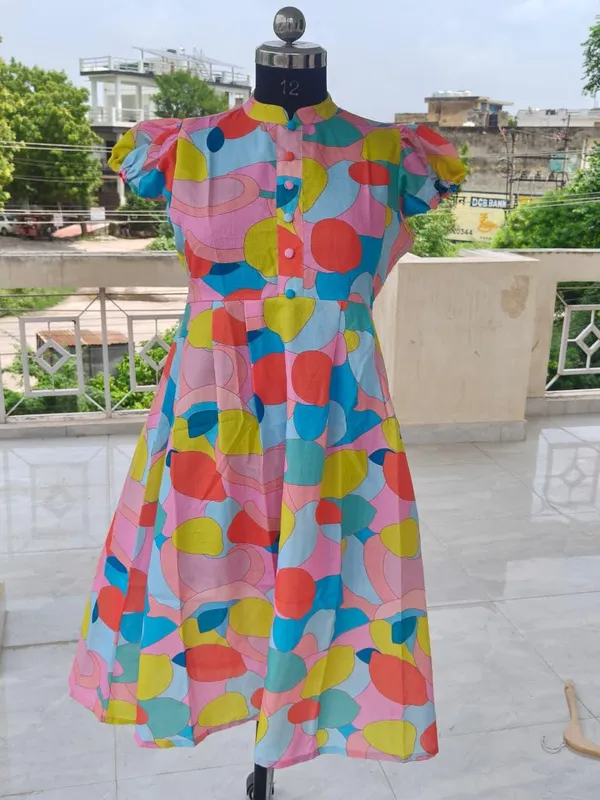 Cotton_Boho_Multicolor_Maxi_Dress_For_Women_Fancy_Sleeve_Fit_&_Flare_Summer_Partywear