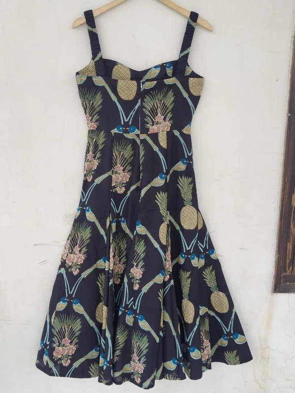 Designer_Bohemian_Maxi_Dress_Pure_Cotton_Floral_Printed_Fit_And_Flare_Comfortable_Casual_Outfits
