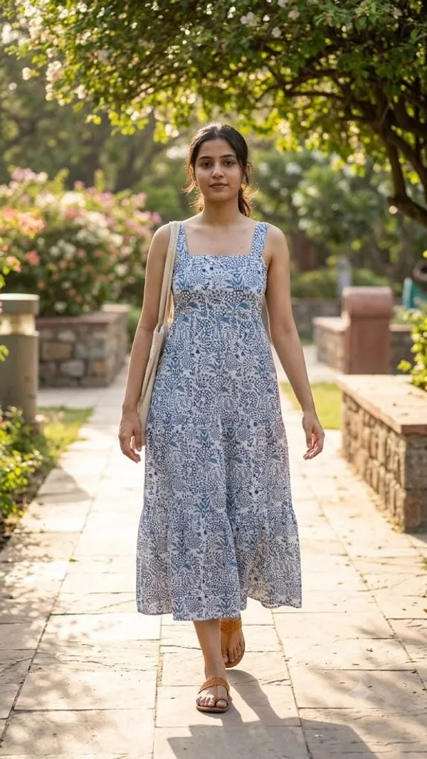 Bohemian_Floral_Cotton_Maxi_Dress_Fit_And_Flare_Lightweight_Summer_Outfit