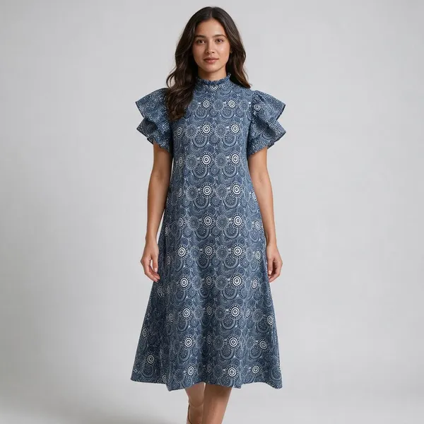 Bohemian_Maxi_Dress_With_Fancy_Flare_Sleeve_Fit_And_Flare_Comfortable_Casual_Outfits