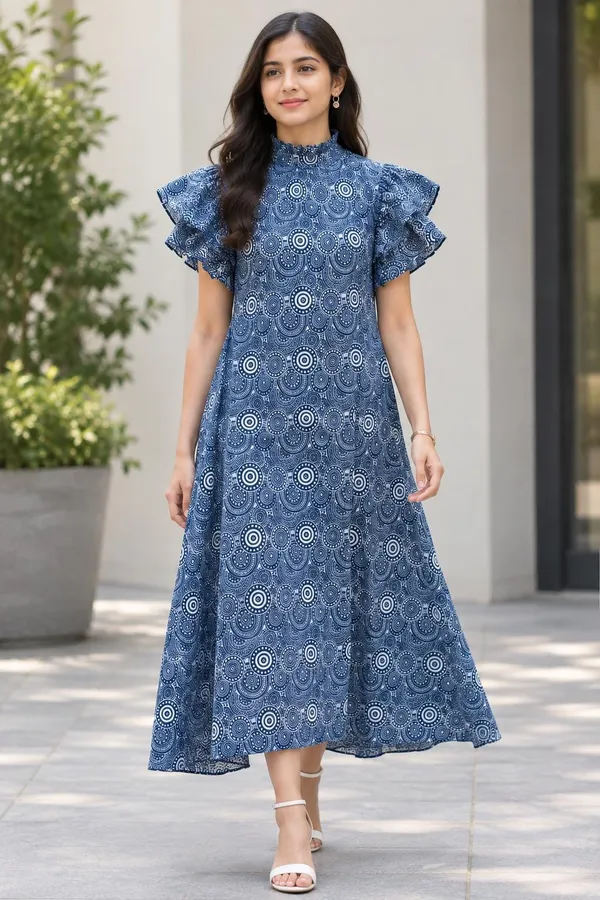 Bohemian_Maxi_Dress_With_Fancy_Flare_Sleeve_Fit_And_Flare_Comfortable_Casual_Outfits