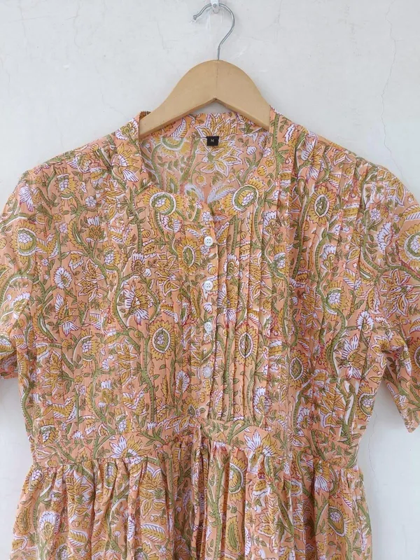 Cotton_Floral_Printed_Women_Maxi_Dress_Comfortable_&_Wrinkle_Free_Fit_And_Flare_For_Beachwear