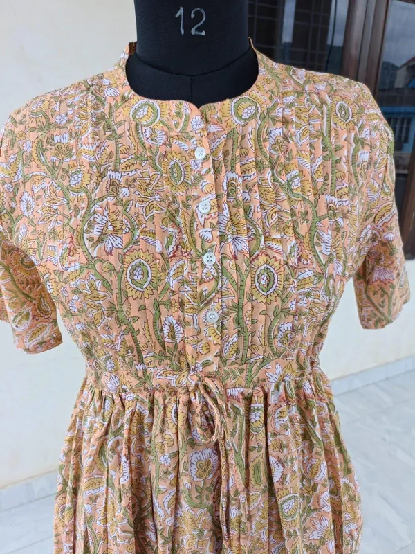 Cotton_Floral_Printed_Women_Maxi_Dress_Comfortable_&_Wrinkle_Free_Fit_And_Flare_For_Beachwear