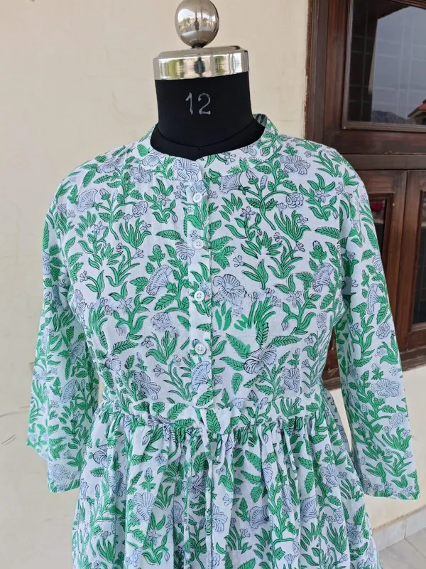 Comfortable_Cotton_Summer_Floral_Printed_Fit_And_Flare_Boho_Short_Maxi_Dress