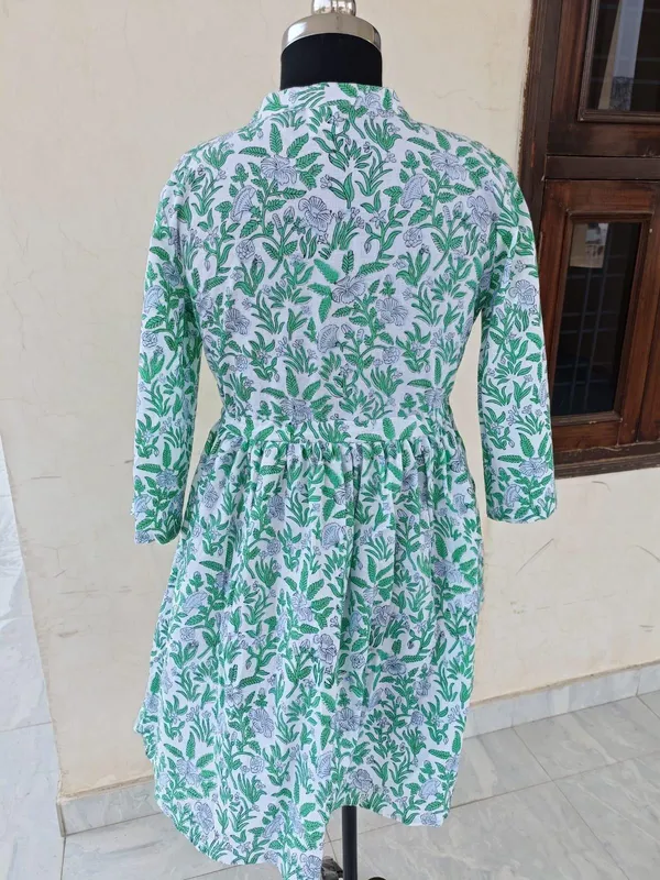 Comfortable_Cotton_Summer_Floral_Printed_Fit_And_Flare_Boho_Short_Maxi_Dress