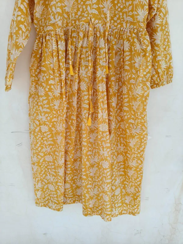 100%_Cotton_Floral_Maxi_Dress_Bohemian_Fit_And_Flare_Beach_Style