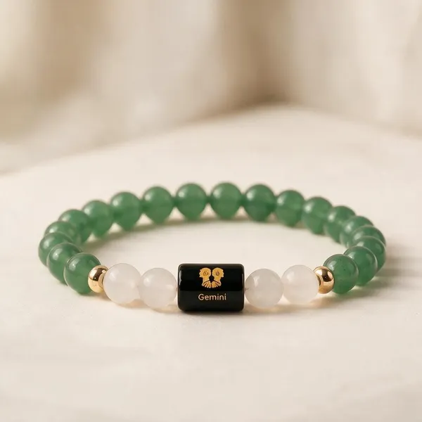 Green_Aventurine_Milky_Quartz_Gemini_Zodiac_Beaded_Bracelet