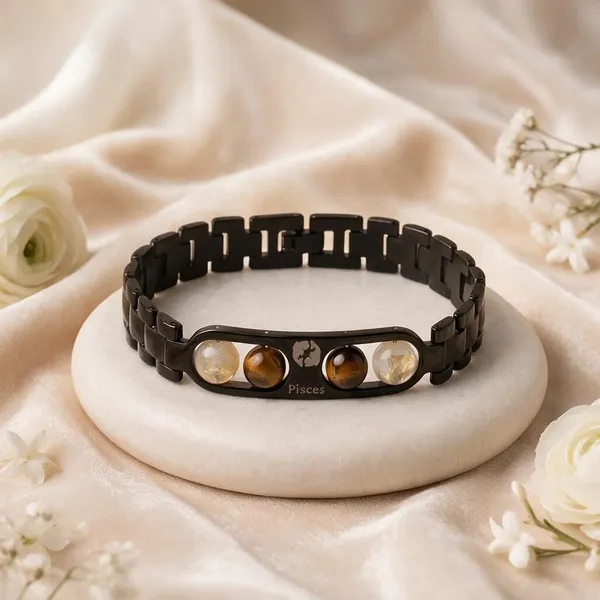 Black_Yellow_Citrine_Tiger_Eye_Pisces_Zodiac_Bracelet_For_Unisex